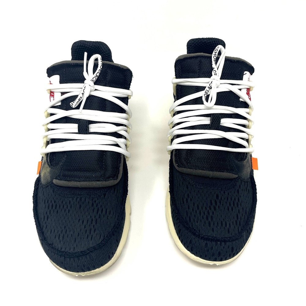 Nike Off-White x Air Presto Black / Black Muslin AA3830-001 Men's Size 11 - Picture 3 of 10